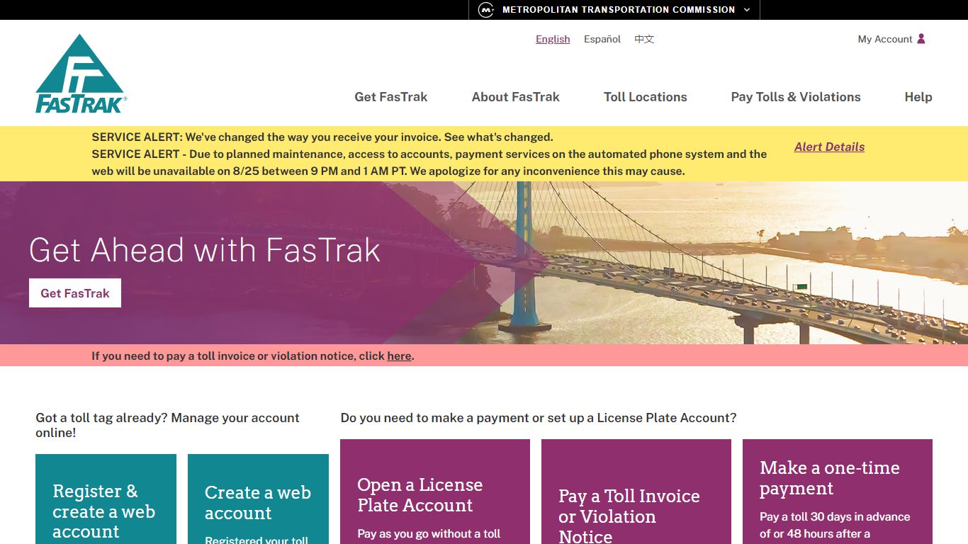 Get Ahead with FasTrak - bayareafastrak.org